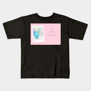 Pink Birthday Card Kids T-Shirt